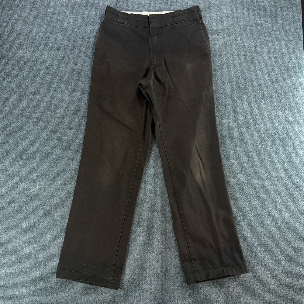 Dickies 874 Original Fit Work Pants Dark Brown Mens 31x31 Straight Leg Utility